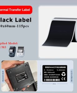 NIIMBOT M2 EB40x60-115 Matte Black Labels