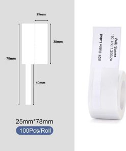 NIIMBOT B1 B21 B3S B4 25x38+40-100 label white - Image 3