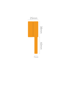 NIIMBOT  B Series T25x38+40-95 Orange Cable Labels
