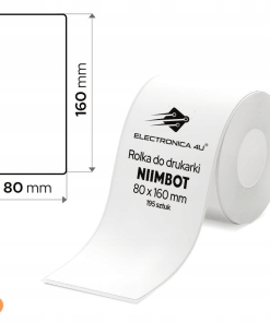 Niimbot k3 labels 80x160-195 white