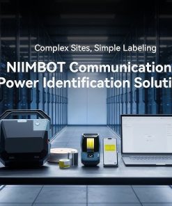 Alternative view of Niimbot C1 Industrial Tube Printer Heat Shrink Sleeve Label Maker Portable
