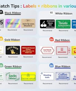 M2 Ribbon and labels