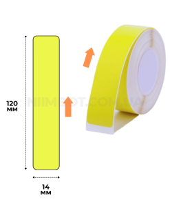 NIIMBOT N1 EW14x120 Yellow label roll