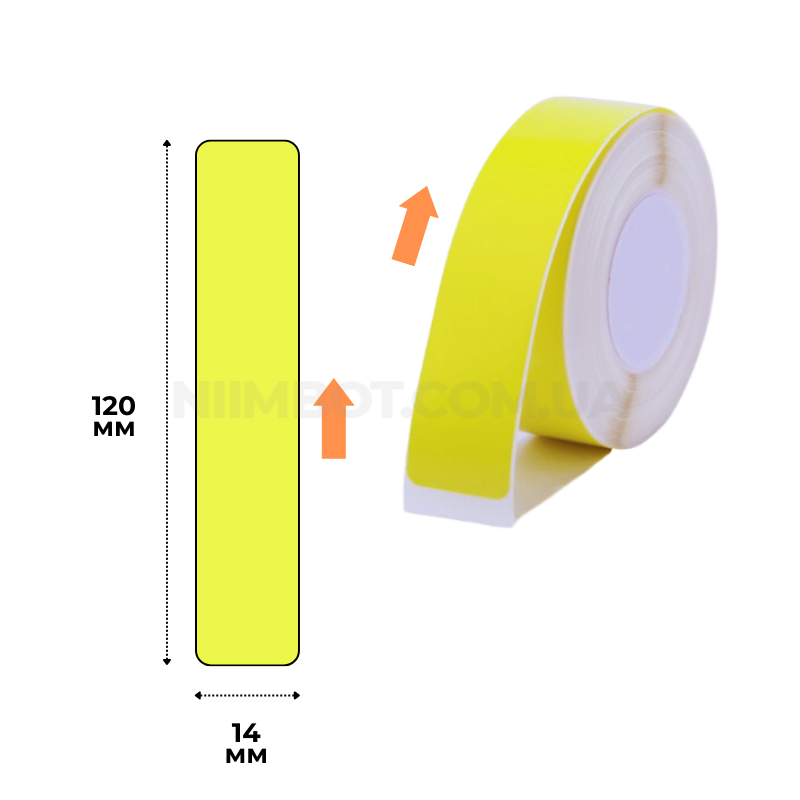 NIIMBOT N1 EW14x120 Yellow label roll