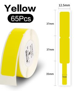 NIIMBOT N1 EW12.5x74+35-60 Yellow Cable Labels