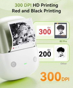 NIIMBOT B2 Pro 300 DPI High Definition, Portable Thermal Label Printer with Fun APP for Photos, Scrapbook, Home,School Oragnization - Image 5